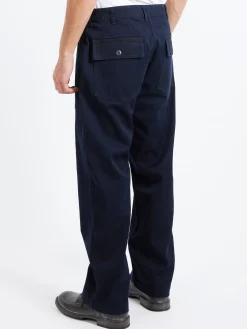 Blue Blue Japan - Cotton Tencel Twill Fatigue Pants in Indigo