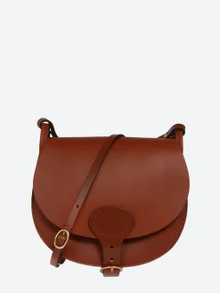Blue de Chauffe - Diane M Saddle Bag in Rust