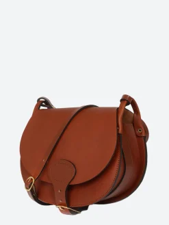 Blue de Chauffe - Diane M Saddle Bag in Rust