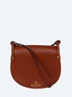 Blue de Chauffe - Diane M Saddle Bag in Rust