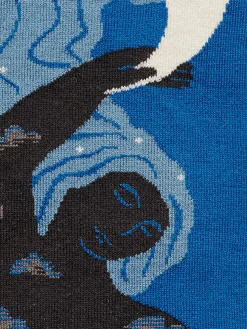 Bonne Maison - Cobalt Moon Knee High Sock