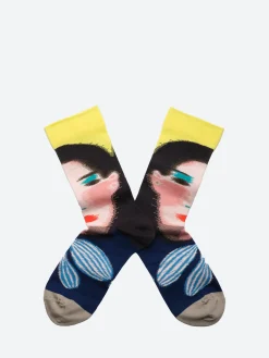 Bonne Maison - Fiction Canary Face Sock
