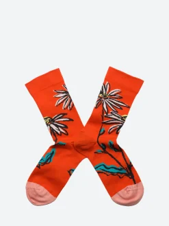 Bonne Maison - Fiction Vermillion Flower Sock