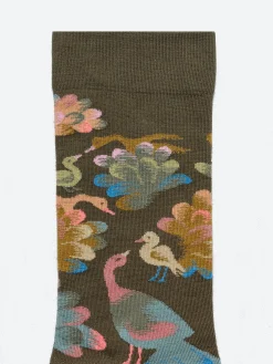 Bonne Maison - Khaki Peacock Sock