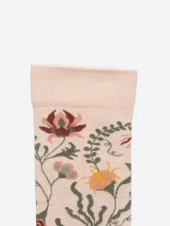 Bonne Maison - La Riviere Rose Floral Sock