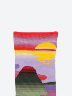 Bonne Maison - Landscape Print Crew in Mauve