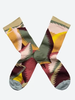 Bonne Maison - Le Poete Natural Abstract Sock