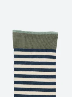 Bonne Maison - Les Unis Marine Stripe Socks