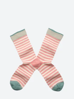 Bonne Maison - Les Unis Rose Stripe Sock