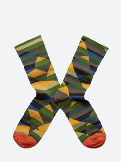 Bonne Maison - Triangle Khaki Sock