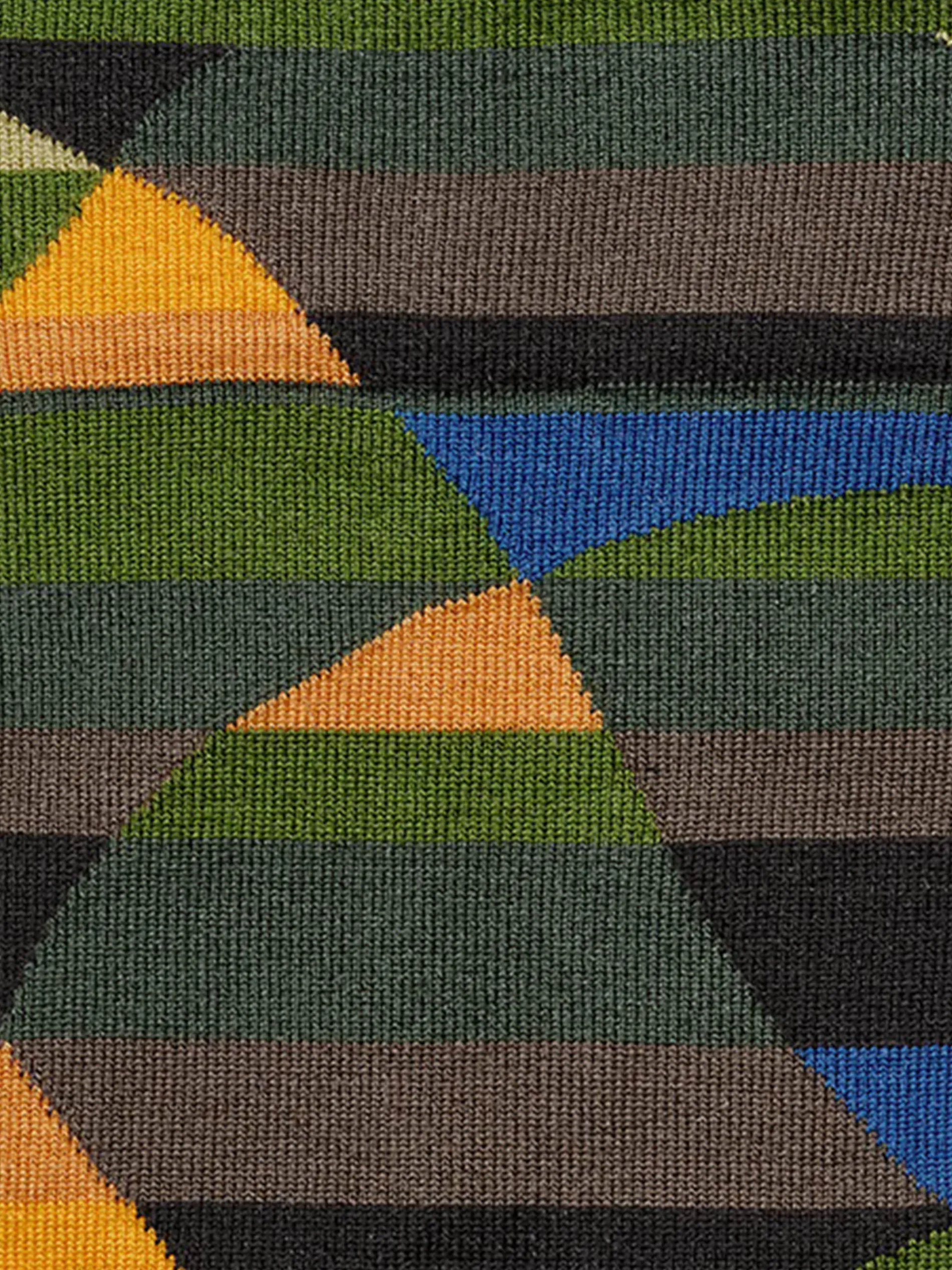 Bonne Maison - Triangle Khaki Sock