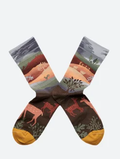 Bonne Maison - Umber Landslide Sock