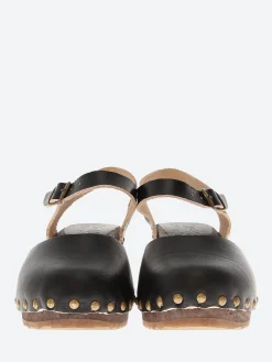 Bosabo - 368 Clogs in Noir Vegetal