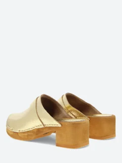 Bosabo - 117 Clogs in Old Metal Gold