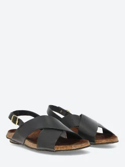 Bosabo - 396-288 Sandal in Noir Vachette