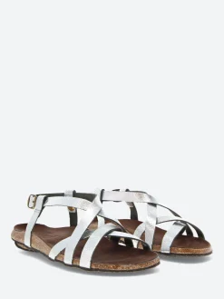 Bosabo - 498 Sandals in Argent Old Metal