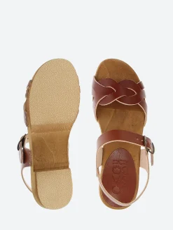 Bosabo - 474 Sandals in Cognac Vegetal