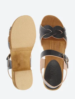 Bosabo - 474 Sandals in Noir Vegetal