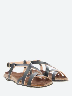 Bosabo - 498 Sandals in Noir Metal