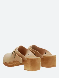 Bosabo - Compliba Clogs in Beige Vegetal