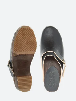 Bosabo - Compliba Clogs in Noir Vegetal