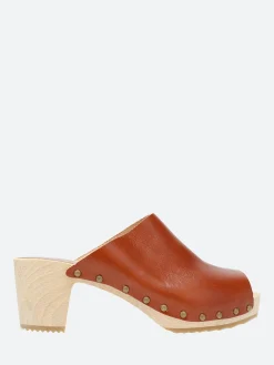 Bosabo - Rosko Clogs in Cognac Vegetal