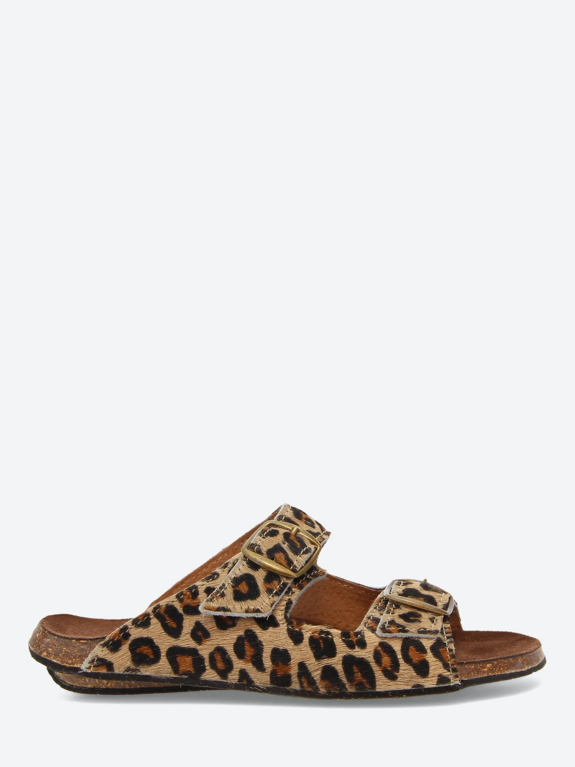 Bosabo - Xeba Sandals in Leopard Capuchino