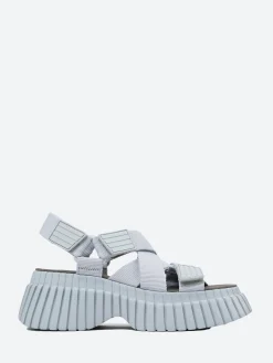 Camper - BCN Cross-Strap Sandal in Grey