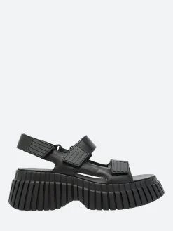 Camper - BCN 2-Strap Sandal in Black