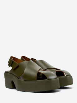 Camper - Billie Sandals in Olive