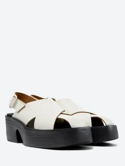 Camper - Billie Sandals in White Natural