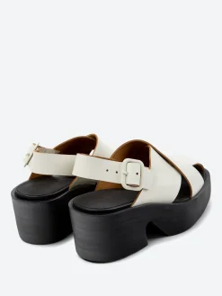 Camper - Billie Sandals in White Natural