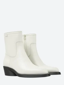 Camper - Bonnie Western Boot in White Natural