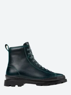 Camper - Brutus Lace-Up Boots in Dark Green