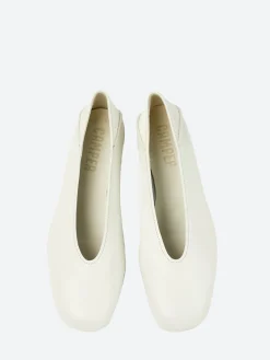 Camper - Casi Myra Ballerina Flats in White