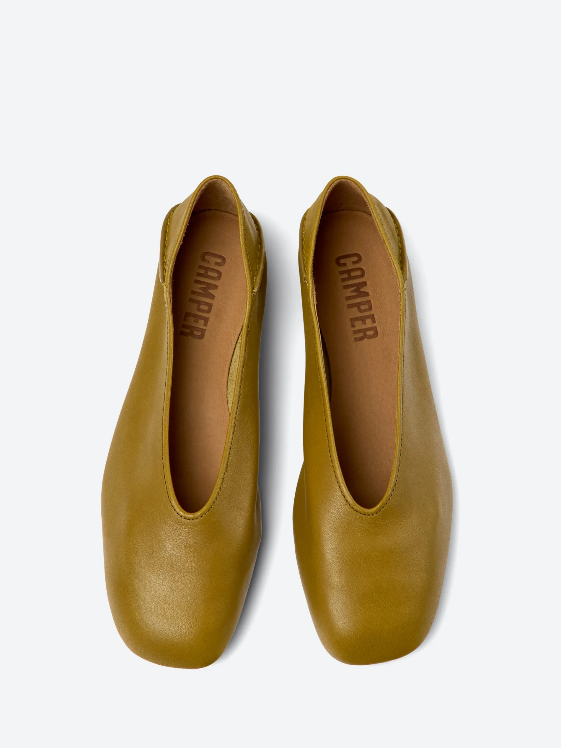 Camper - Casi Myra Ballerinas in Olive