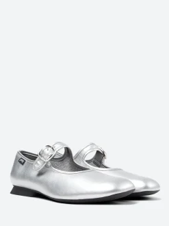 Camper - Casi Myra Ballerinas in Silver