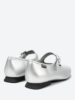 Camper - Casi Myra Ballerinas in Silver
