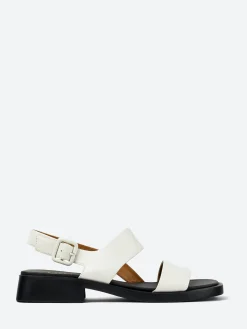 Camper - Dana 2-Strap Sandals in White