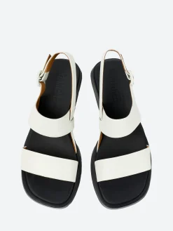 Camper - Dana 2-Strap Sandals in White