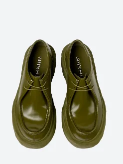 Camper - Lab Vamonos Wallabee in Olive Green
