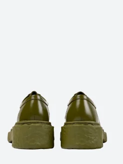 Camper - Lab Vamonos Wallabee in Olive Green