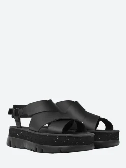 Camper - Oruga Up Sandals in Black