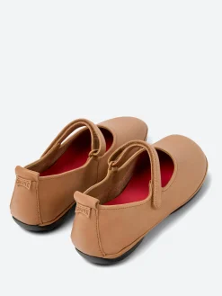 Camper - Right Nina Ballerinas in Nude