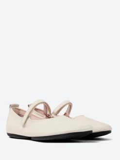 Camper - Right Nina Ballerinas in White