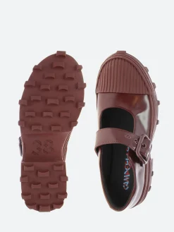 CamperLAB - Traktori Mary Janes in Burgundy