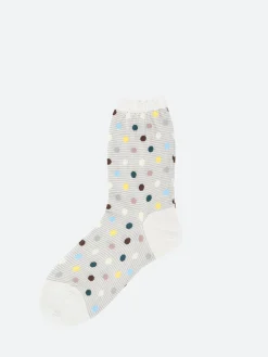 Candy Dots Crew Sock