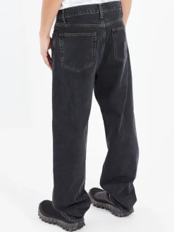 Carhartt WIP - Aaron Pant in Black Stone Wash