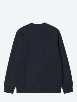 Carhartt WIP - Chase Sweatshirt in Dark Navy/Gold