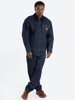 Carhartt WIP - Double Knee Pant in Blue Rinsed